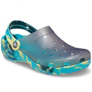 🐊🩴CROCS UNISEX Men size 11 Women size 13 Classic Translucent Marbled Clog